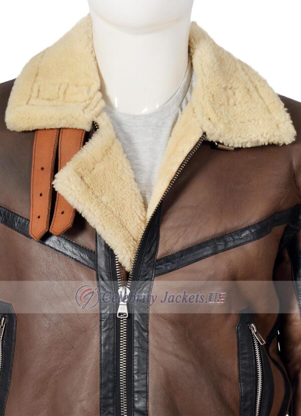 Men Aviator RAF B3 Sheepskin Bomber Jacket