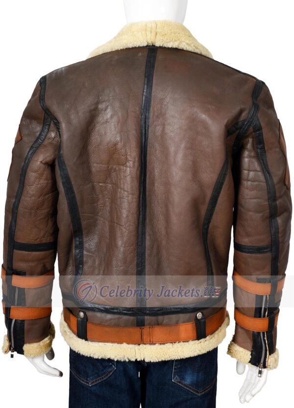 Men Aviator RAF B3 Sheepskin Bomber Jacket