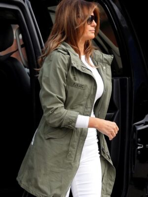 Mrs. Trump wore Jacket