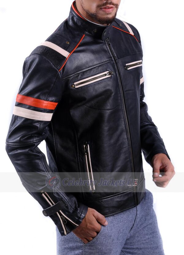 Retro 2 Distressed Vintage Men’s Leather Jacket