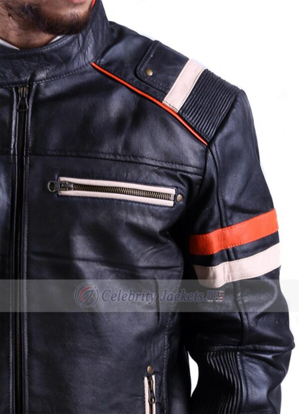 Retro 2 Distressed Vintage Men’s Leather Jacket