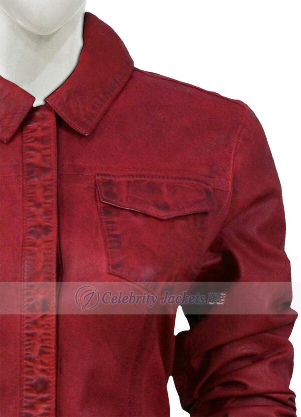 Sorrica Various Color Long Sleeve Leather Shirt