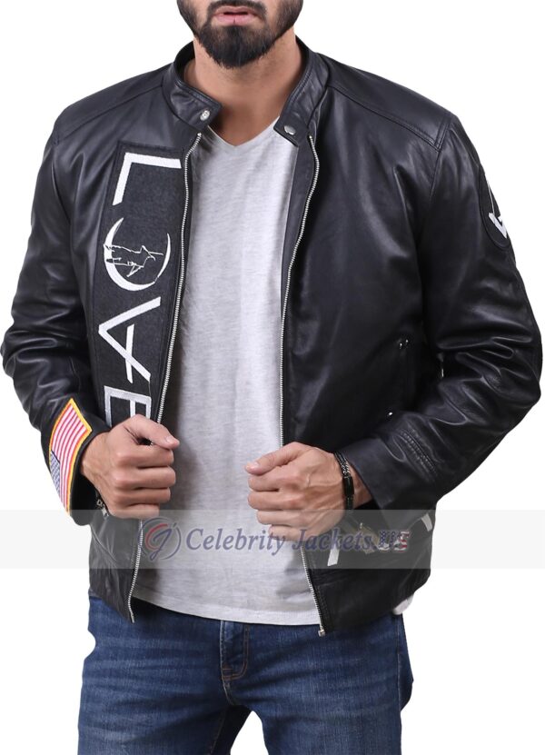 Tom Delonge Angels and Airwaves Black Leather Jacket