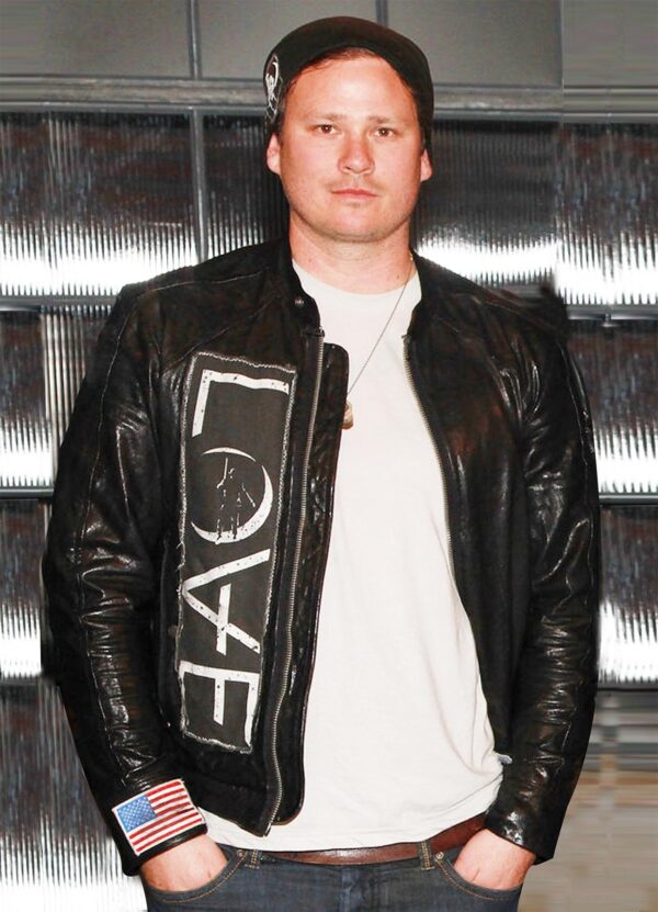 Tom Delonge Angels and Airwaves Black Leather Jacket