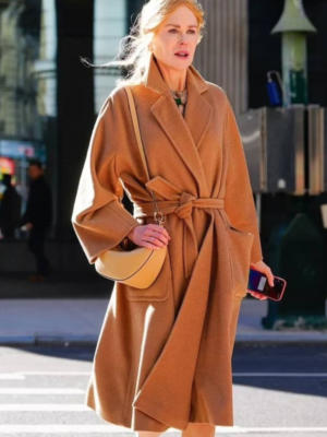 Babygirl 2024 Nicole Kidman Brown Coat