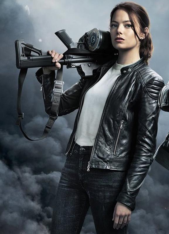 Emma Stone Zombieland Leather Jacket