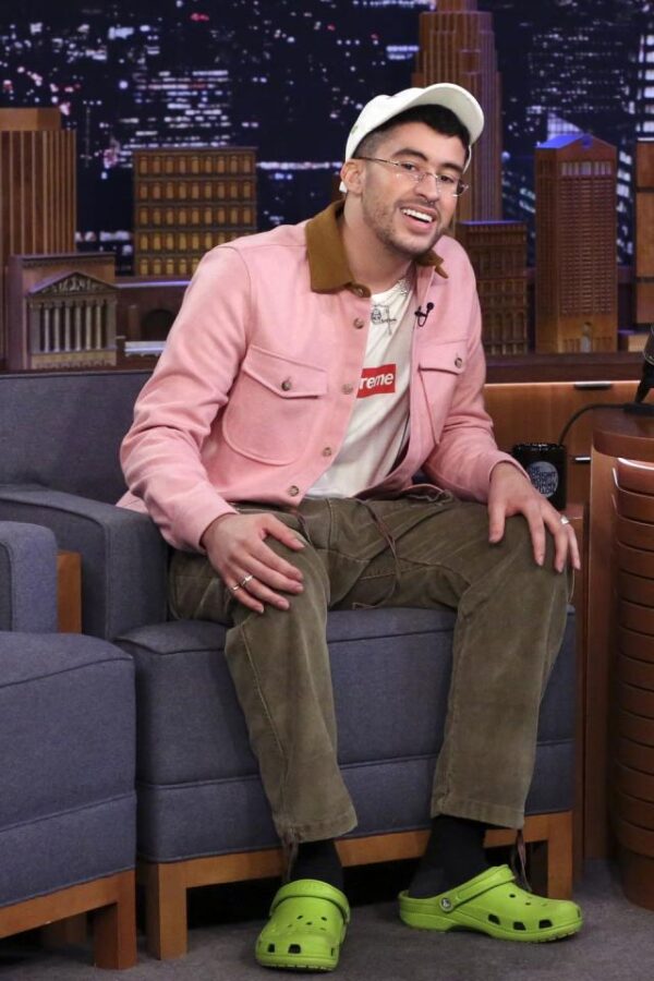 Bad Bunny The Tonight Show Pink Jacket