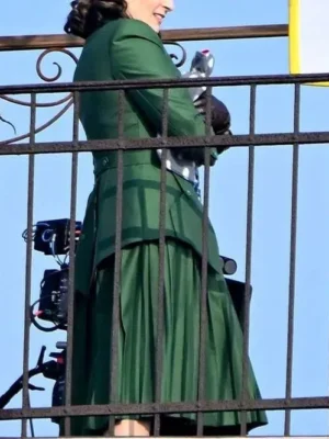 Tina-Fey-Movie-A-Haunting-In-Venice-2023-Ariadne-Oliver-Green-Coat-1.webp