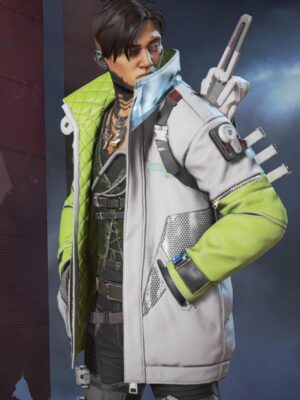 Apex Legends Season 3 Crypto Leather Jacket