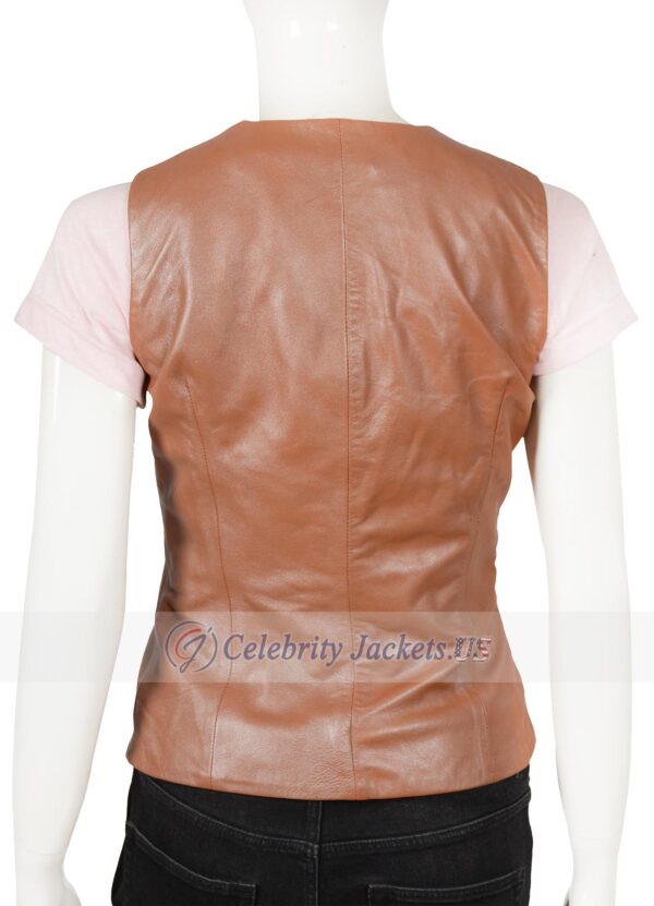 Daisy Duke The Dukes Of Hazzard Brown Leather Vest