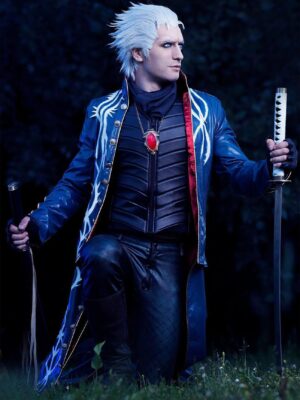 Devil May Cry 3 Vergil Leather Coat