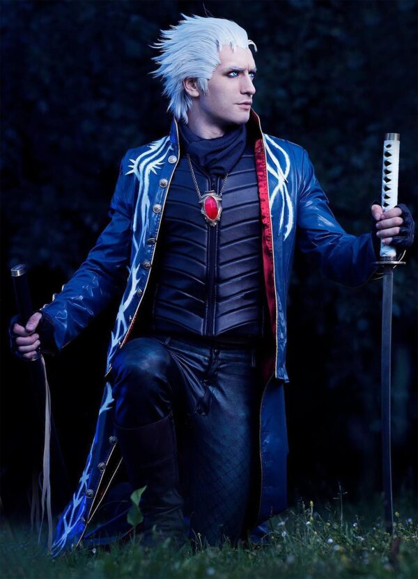 Devil May Cry 3 Vergil Leather Coat