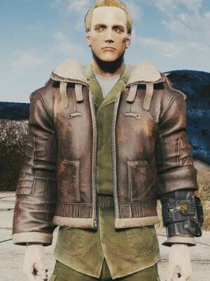 Fallout 4 Armor Brown Leather Jacket