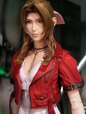 Final Fantasy VII Remake Aerith Red Leather Jacket