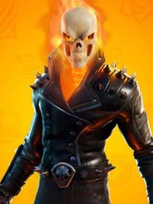 Fortnite Chapter 2 S04 Ghost Rider Cup Leather Jacket