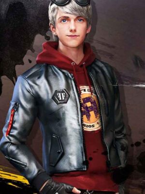 Garena Free Fire Maxim Leather  Jacket