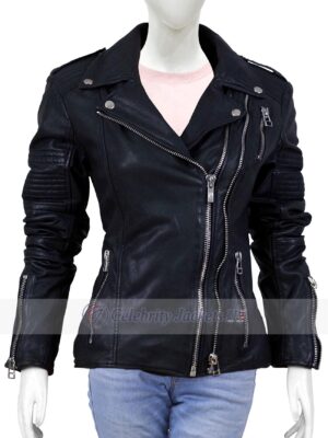 Sandra Black Biker Jacket