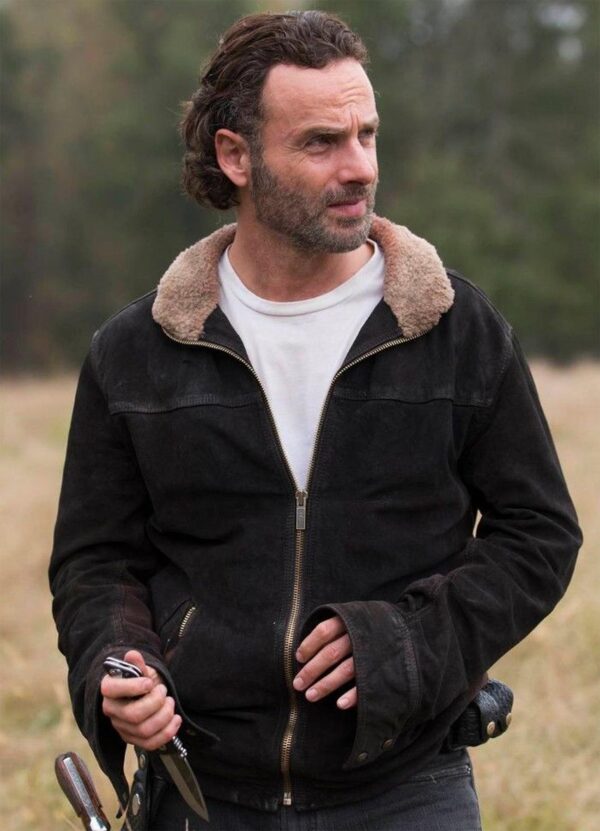 The Walking Dead Season 4 Rick Grimes Leather Jacket